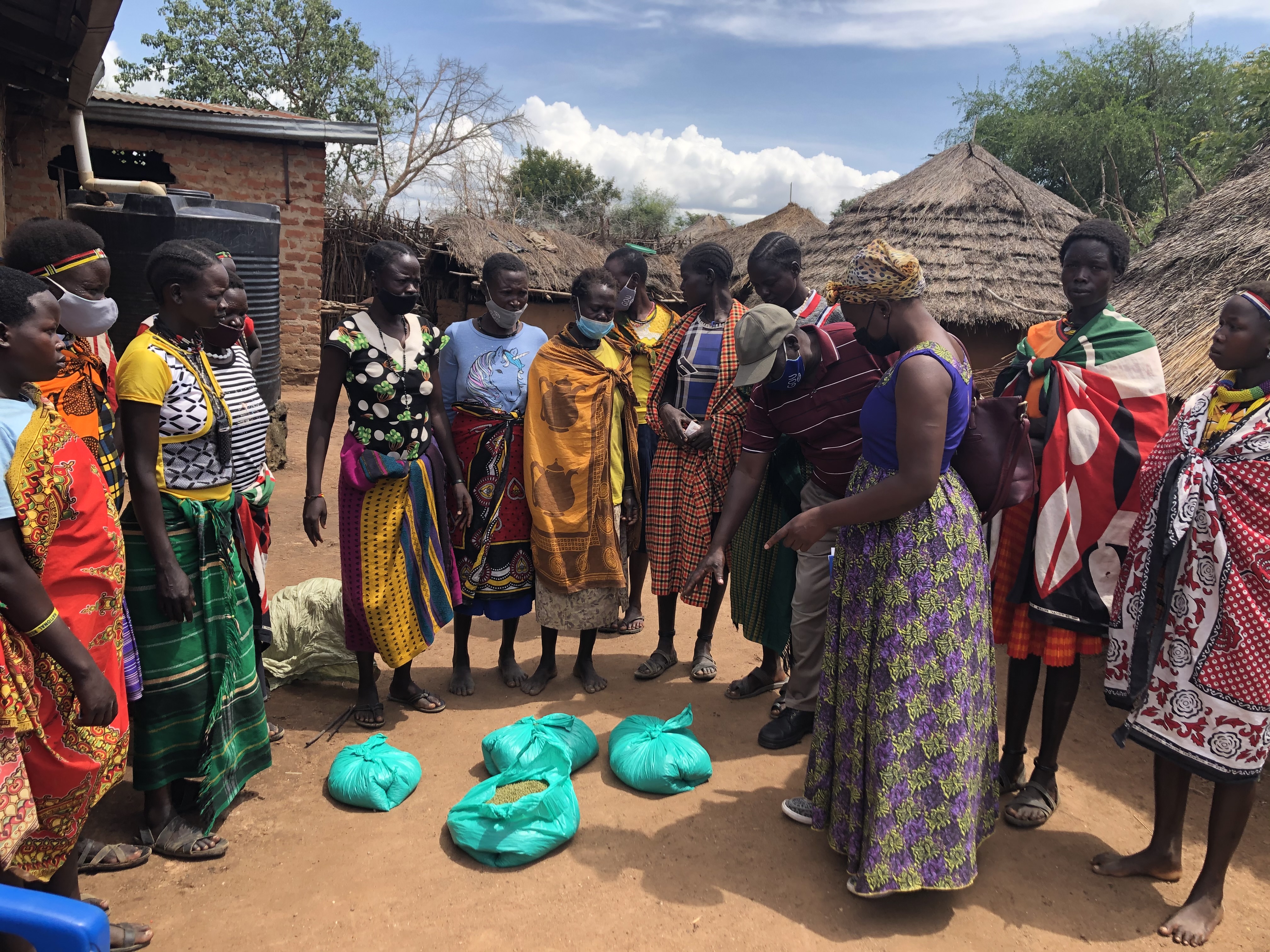Community engagement field visit in Karamoja, Uganda